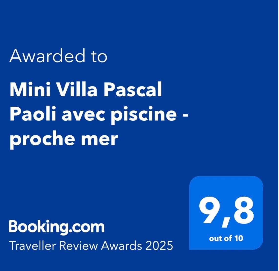 Mini Villa Pascal Paoli Avec Piscine - Proche Mer Prunelli-di-Fiumorbo Экстерьер фото